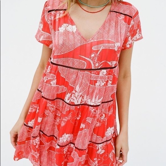 Urban Outfitters Pippa Chiffon Mini Dress - S - Picture 3 of 9